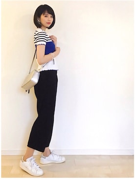 「アイテム（イヤリング）」を使った、saya🍎*さん（レディース・156cm・20代）の春コーディネート