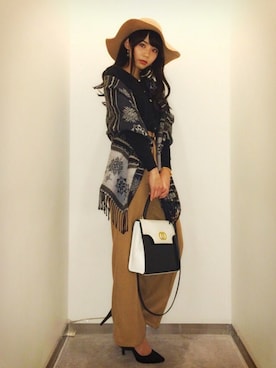 「TREASURE TOPKAPI（トレジャートプカピ）のアイテム」を使った、saya🍎*さん（レディース・156cm）の冬コーディネート