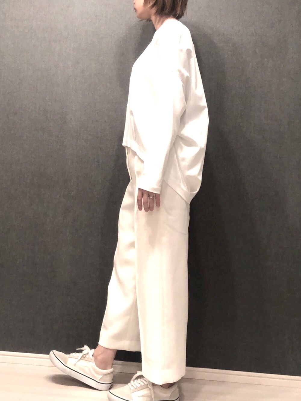 BABYLONE 【AMBELLITE】 グログランベアトップパンツ BABYLONE（バビロン）の「【AMBELLITE】HTWクロスストレート
