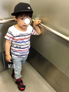 Kai☆☆さん（キッズ・90cm）の春コーディネート