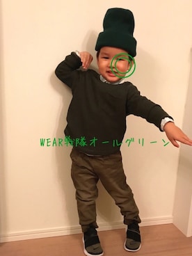 Kai☆☆さん（キッズ・100cm）の秋コーディネート