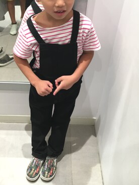 「アイテム（スリッポン、その他）」を使った、chiaさん（レディース・161cm）の夏コーディネート