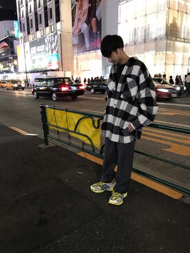 「WHITELAND（ホワイトランド）のアイテム」を使った、Junya Kasugaさん（メンズ・170cm）の秋コーディネート