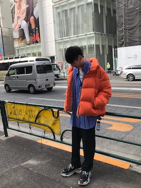 Junya Kasugaさん（メンズ・170cm）の秋コーディネート