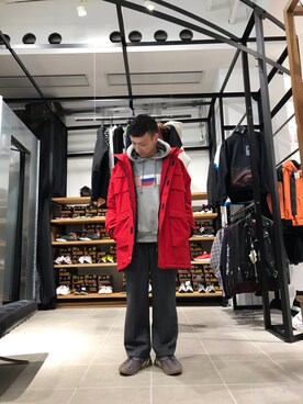 「WHITELAND（ホワイトランド）のアイテム（ミリタリージャケット）」を使った、Junya Kasugaさん（メンズ・170cm）の秋コーディネート