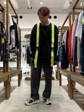 Junya Kasugaさん（メンズ・170cm）の春コーディネート
