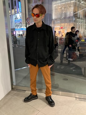 「L.H.P（エルエイチピー）のアイテム」を使った、Junya Kasugaさん（メンズ・170cm）の春コーディネート