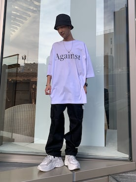 「parco」｜Junya Kasugaさん（メンズ・170cm）の秋コーディネート