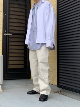 「NINE（ナイン）のアイテム」を使った、ぶー。さん（メンズ・178cm）の春コーディネート