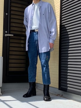 ぶー。さん（メンズ・178cm）の春コーディネート
