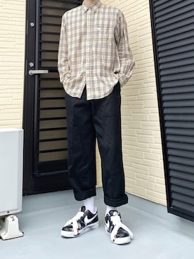 「BURBERRY（バーバリー）のアイテム（シャツ/ブラウス）」を使った、ぶー。さん（メンズ・178cm）の春コーディネート