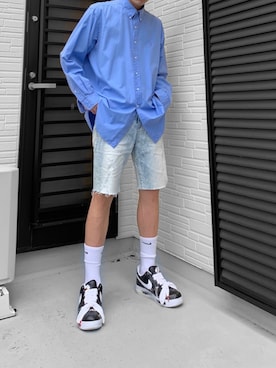 「PEACEMINUSONE（ピースマイナスワン）のアイテム」を使った、ぶー。さん（メンズ・178cm）の夏コーディネート
