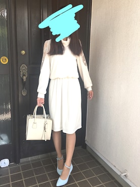 「tocco（トッコ）のアイテム（ワンピース/ドレス）」を使った、ゆうなさん（レディース・157cm）の春コーディネート