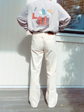 「MASONPRINCE（メイソンプリンス）のアイテム（その他パンツ）」を使った、Kemiさん（メンズ・162cm）の秋コーディネート