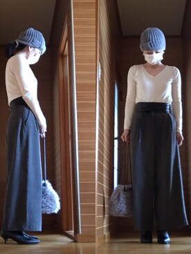 ニャン@whitemaskさん（レディース・160cm）の春コーディネート