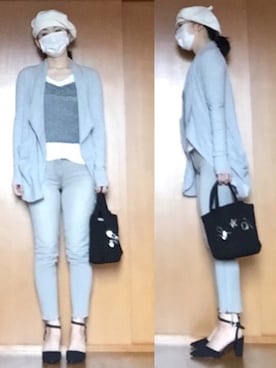 ニャン@whitemaskさん（レディース・160cm）の春コーディネート