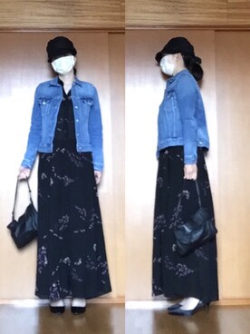 ニャン@whitemaskさん（レディース・160cm）の春コーディネート