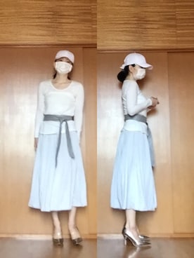 ニャン@whitemaskさん（レディース・160cm）の夏コーディネート