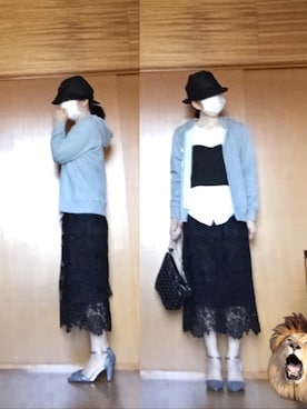 ニャン@whitemaskさん(レディース・160cm)の夏コーディネート