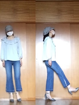 ニャン@whitemaskさん（レディース・160cm）の夏コーディネート