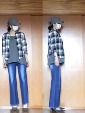 「IEDIT」｜ニャン@whitemaskさん（レディース・160cm）の秋コーディネート