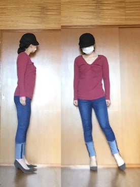 ニャン@whitemaskさん（レディース・160cm）の秋コーディネート