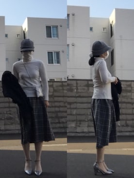 ニャン@whitemaskさん(レディース・160cm)の秋コーディネート
