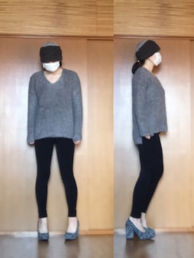 ニャン@whitemaskさん（レディース・160cm）の冬コーディネート