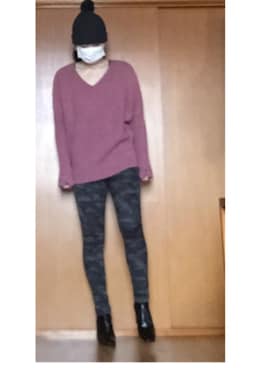 ニャン@whitemaskさん（レディース・160cm）の冬コーディネート