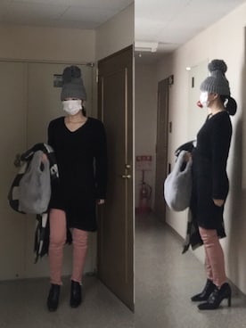 ニャン@whitemaskさん（レディース・160cm）の冬コーディネート