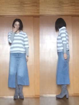 ニャン@whitemaskさん（レディース・160cm）の春コーディネート