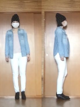 ニャン@whitemaskさん（レディース・160cm）の春コーディネート