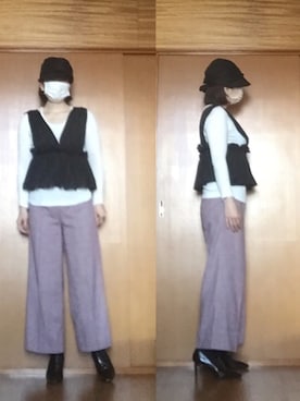 ニャン@whitemaskさん(レディース・160cm)の春コーディネート