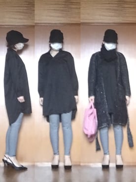 「GeeRA（ジーラ）のアイテム（シャツワンピース）」を使った、ニャン@whitemaskさん（レディース・160cm）の春コーディネート