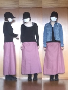 ニャン@whitemaskさん（レディース・160cm）の春コーディネート