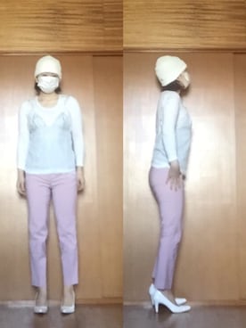 ニャン@whitemaskさん（レディース・160cm）の春コーディネート