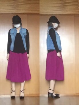 ニャン@whitemaskさん（レディース・160cm）の夏コーディネート