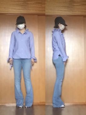 ニャン@whitemaskさん（レディース・160cm）の夏コーディネート