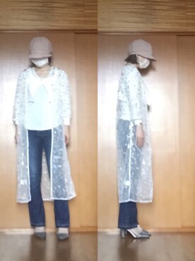 ニャン@whitemaskさん（レディース・160cm）の夏コーディネート