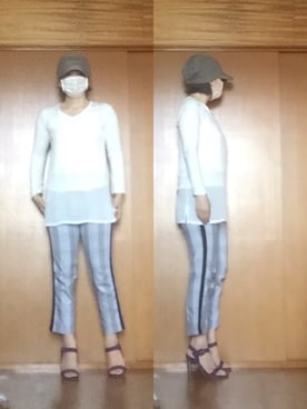 ニャン@whitemaskさん(レディース・160cm)の夏コーディネート