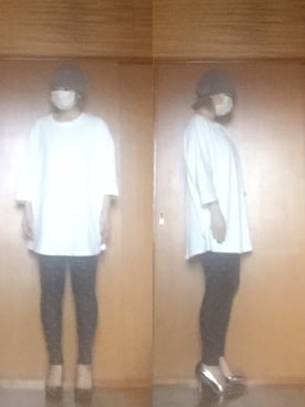 「ZARA KIDS」｜「アイテム（ハンチング/ベレー帽）」を使った、ニャン@whitemaskさん（レディース・160cm）の秋コーディネート