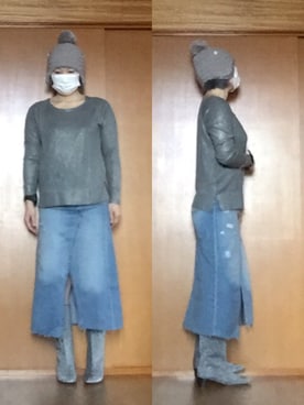 ニャン@whitemaskさん(レディース・160cm)の秋コーディネート