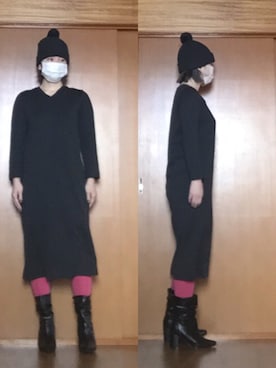 ニャン@whitemaskさん（レディース・160cm）の冬コーディネート