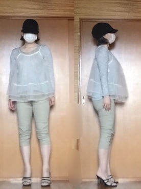 ニャン@whitemaskさん(レディース・160cm)の夏コーディネート