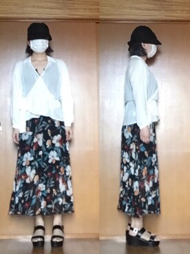 ニャン@whitemaskさん（レディース・160cm）の夏コーディネート