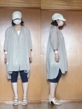 ニャン@whitemaskさん（レディース・160cm）の夏コーディネート