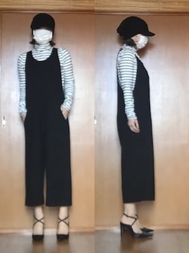 「TopIsm（トップイズム）のアイテム（帽子）」を使った、ニャン@whitemaskさん（レディース・160cm）の秋コーディネート