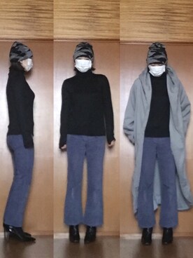 「ZARA KIDS」｜「アイテム（その他アウター）」を使った、ニャン@whitemaskさん（レディース・160cm）の秋コーディネート