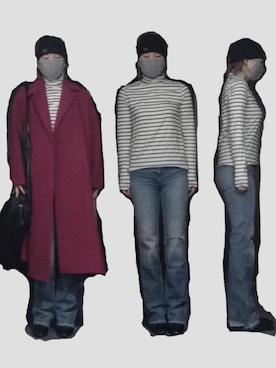 「SLY（スライ）のアイテム（その他アウター）」を使った、ニャン@whitemaskさん（レディース・160cm）の冬コーディネート