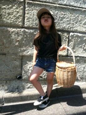  Rey さん（キッズ・100cm）の夏コーディネート